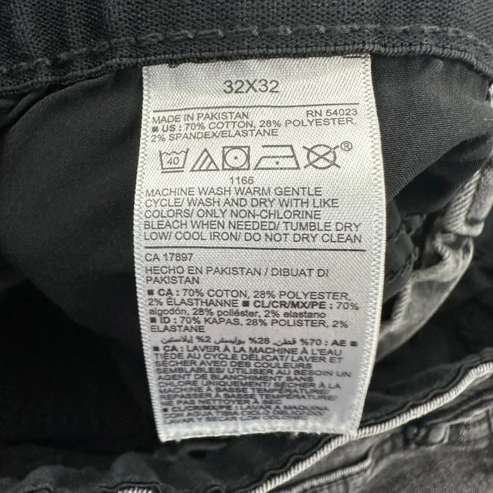 Old Navy‎ Slim Men's size 32x32 Black Denim Jeans